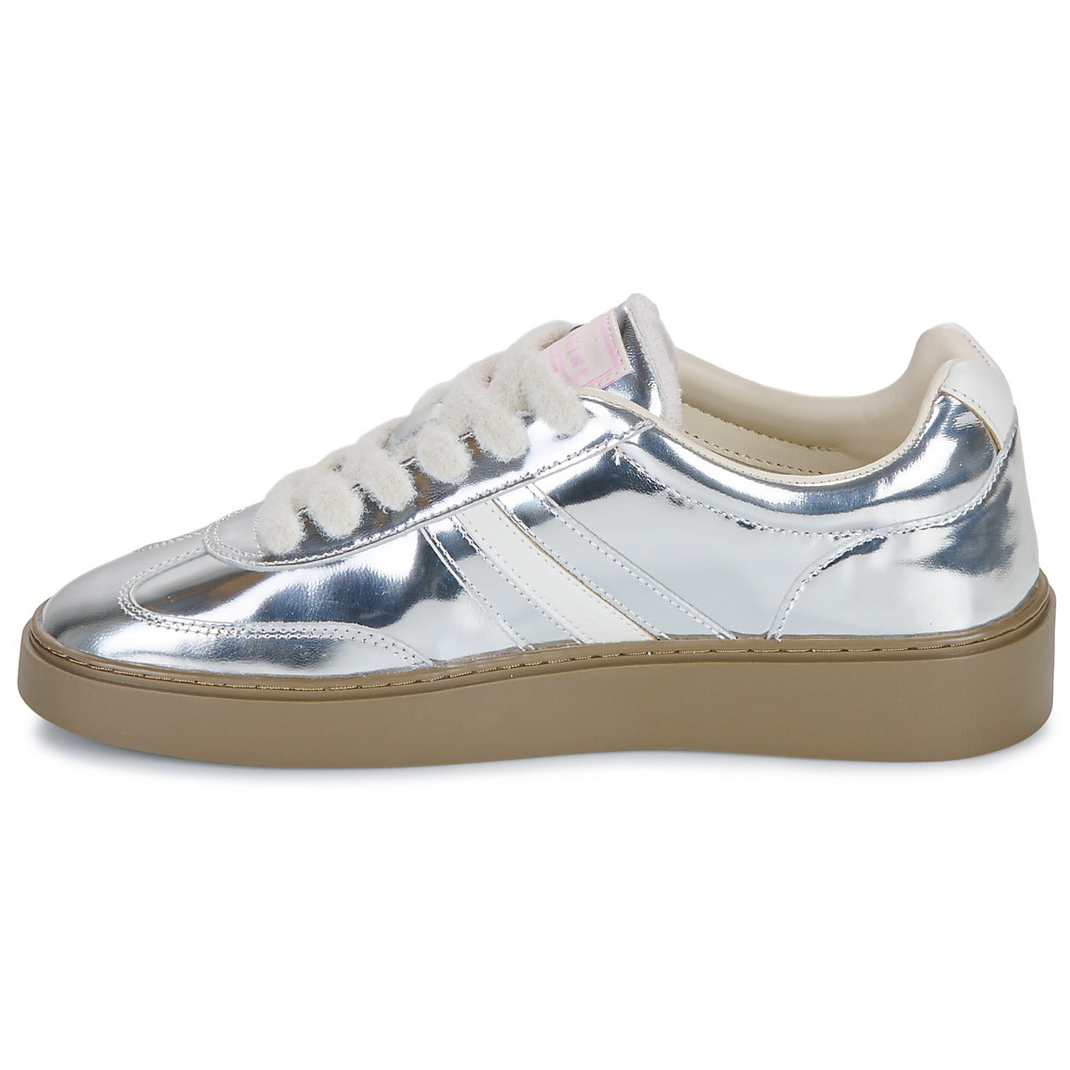 Sneakers basse Donna Serafini COURT Argento