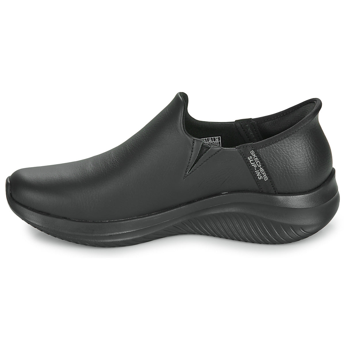 Scarpe Uomo Skechers HAND FREE SLIP-INS ULTRA FLEX 3.0 LEATHER Nero