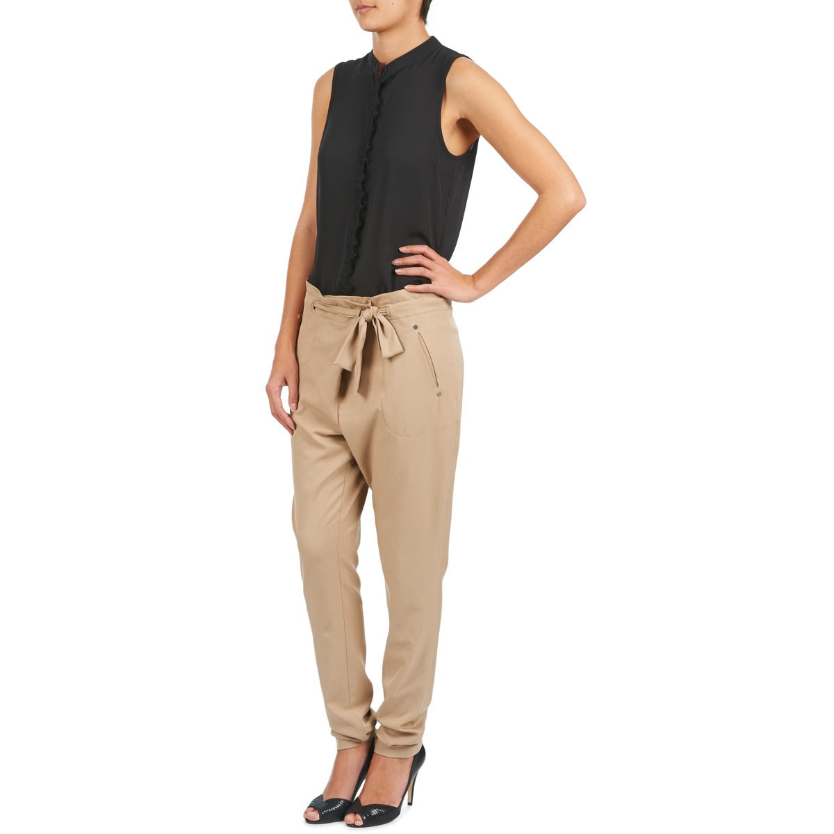 Pantaloni morbidi / Pantaloni alla zuava Donna Lola PARADE Beige