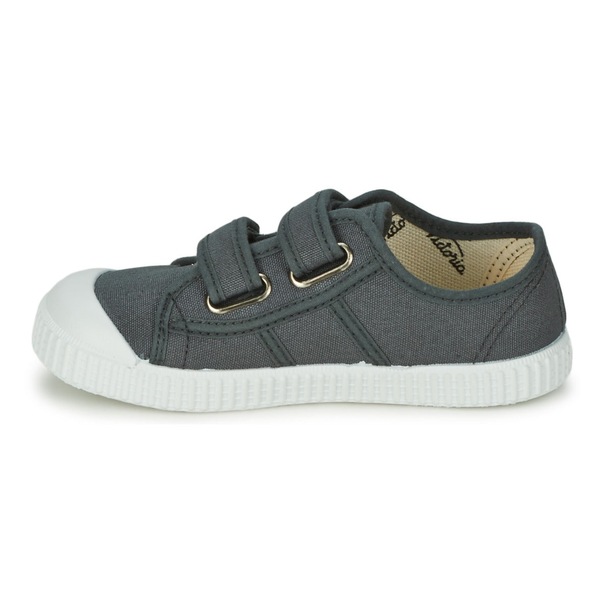 Scarpe bambini ragazza Victoria BLUCHER LONA DOS VELCROS Grigio