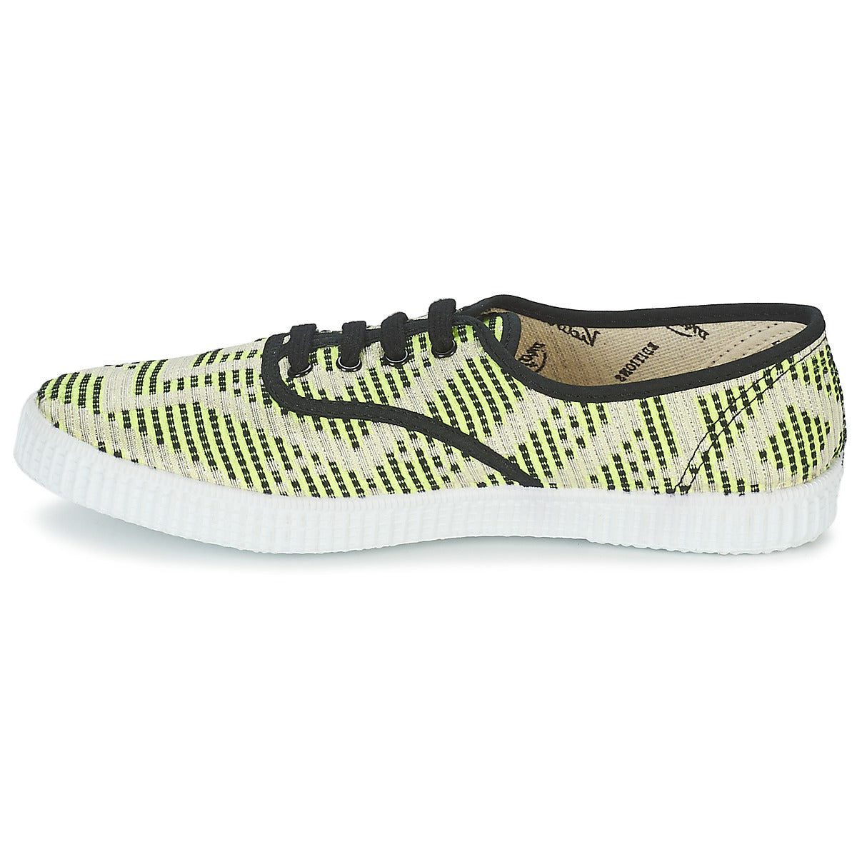 Sneakers basse Donna Victoria INGLES GEOMETRICO LUREX Giallo