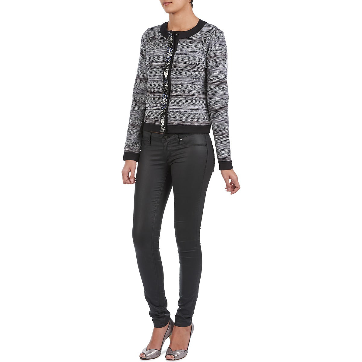 Giacca Donna Manoush BIJOU VESTE Grigio