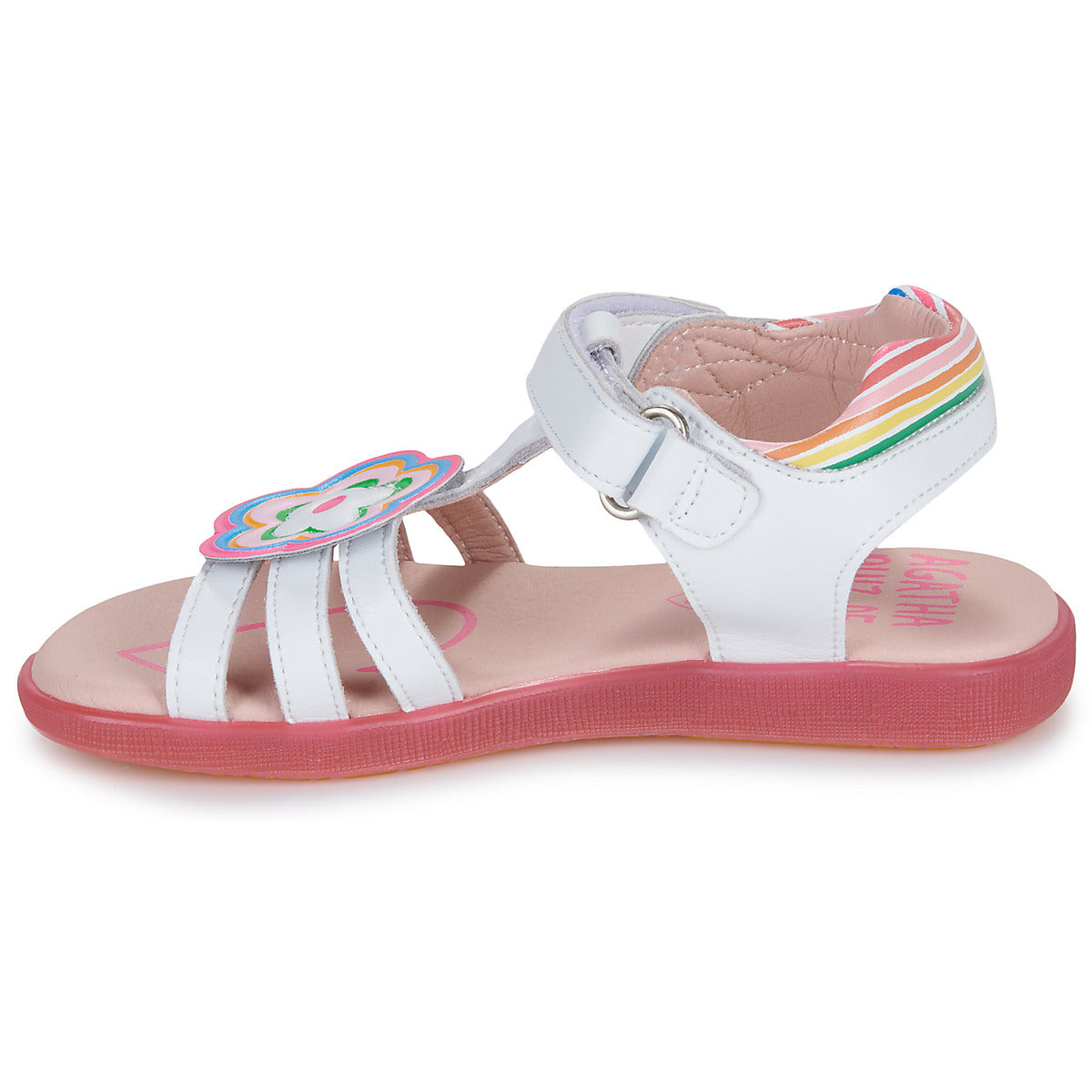 Sandali bambini ragazza Agatha Ruiz de la Prada AITANA Bianco
