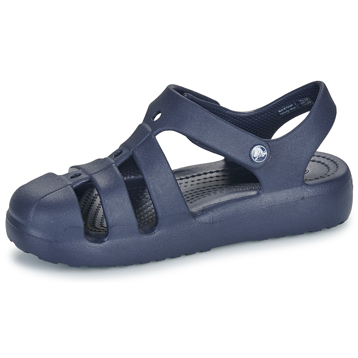 Sandali bambini ragazza Crocs Classic Fisherman K Blu