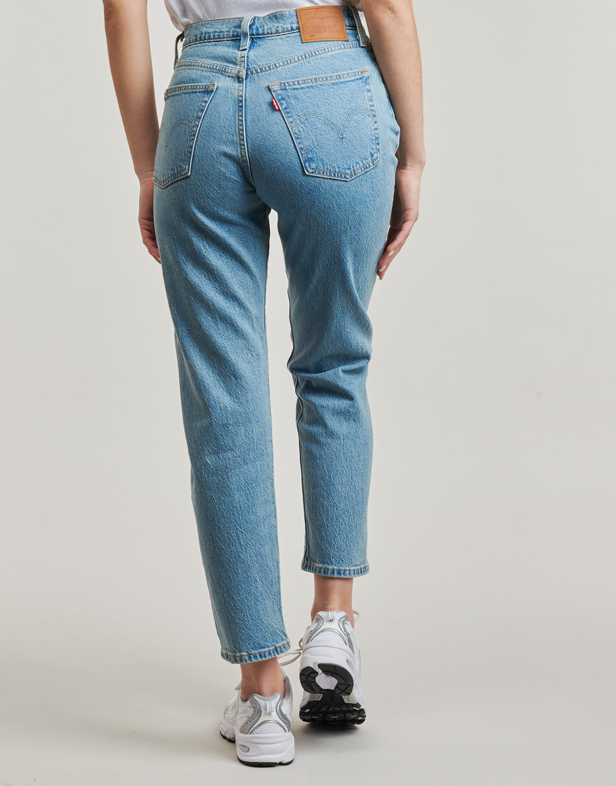 Jeans boyfriend Donna Levis 501® CROP Blu