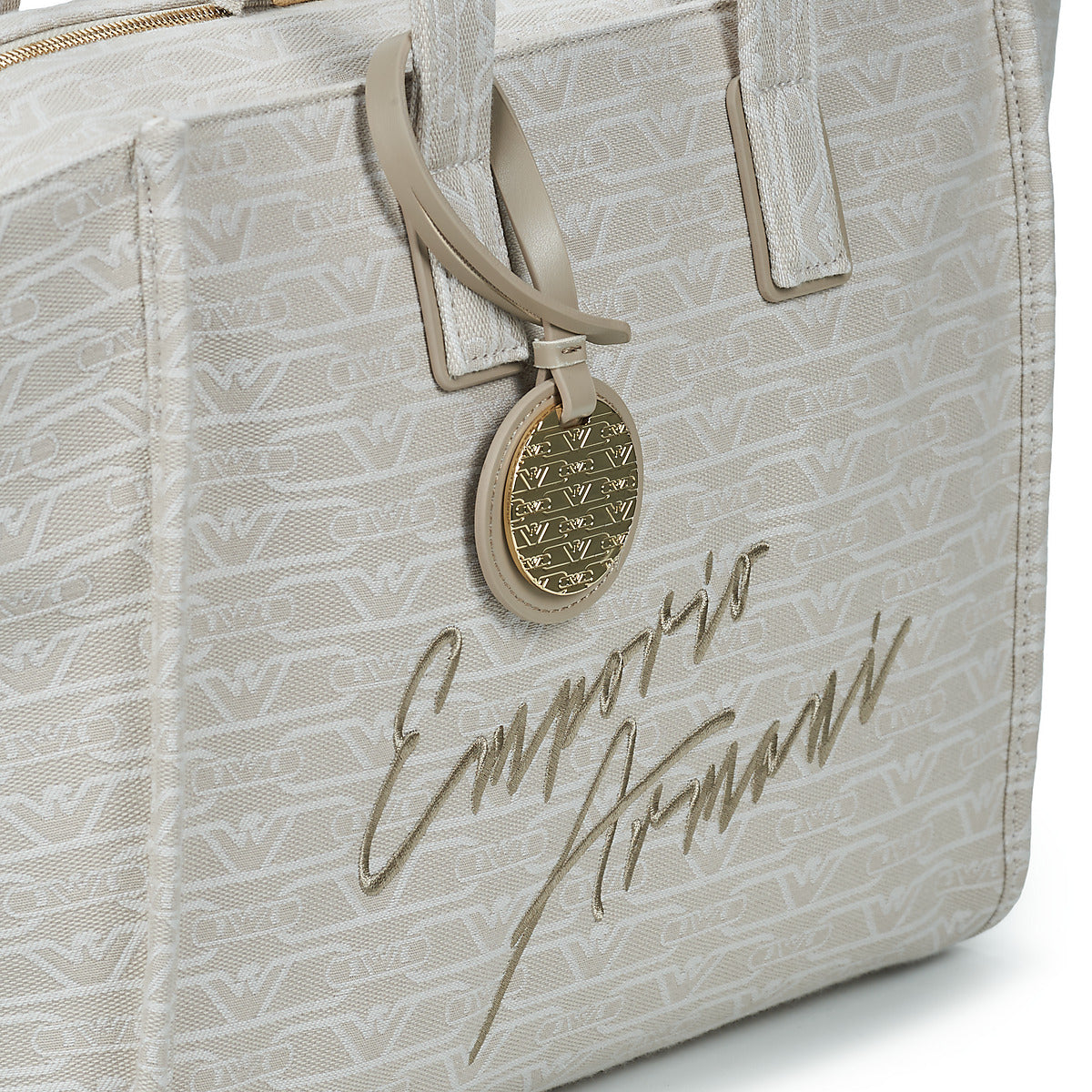 Borsa a tracolla Donna Emporio Armani SHOPPING BAG EW000370 Beige
