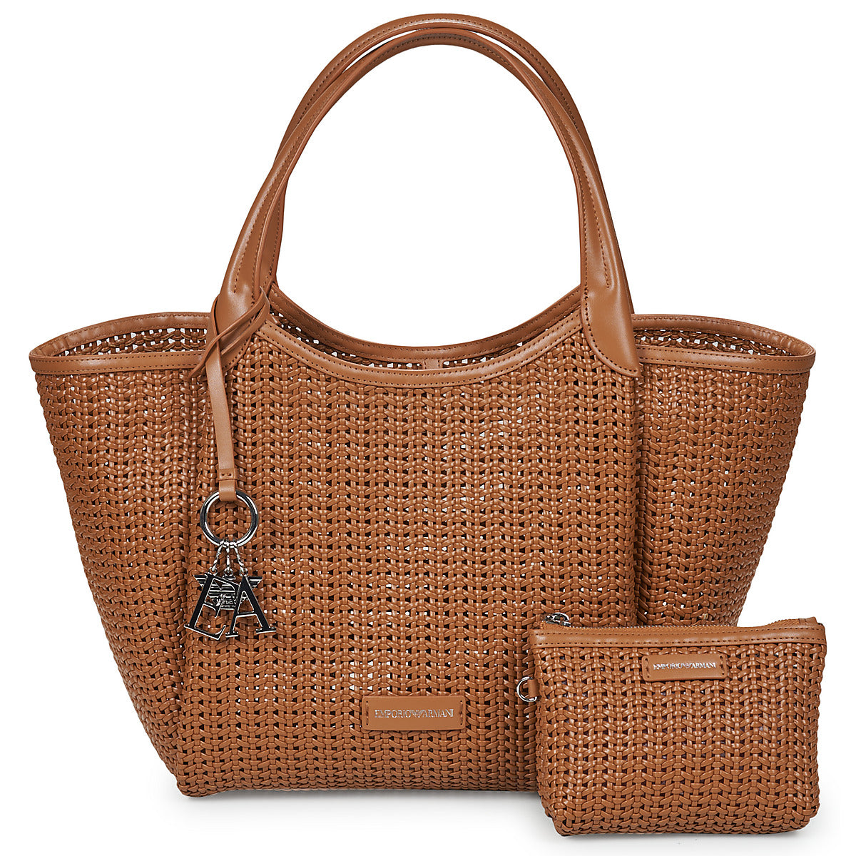 Borsette Donna Emporio Armani SHOPPING BAG EW001009 Marrone