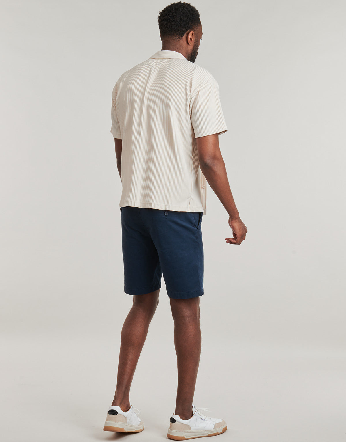 Camicia a maniche corte Uomo Jack & Jones JCOINTERLUDE Beige