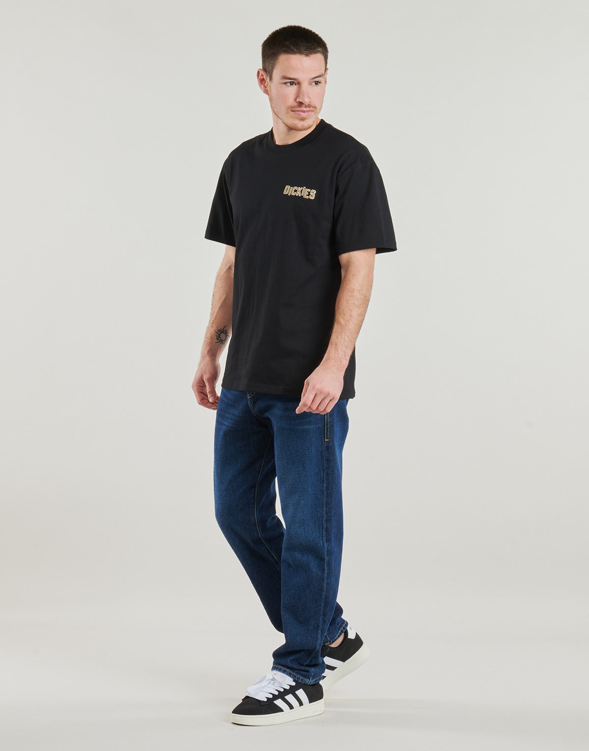 T-shirt Uomo Dickies BRICKLANE SS TEE Nero