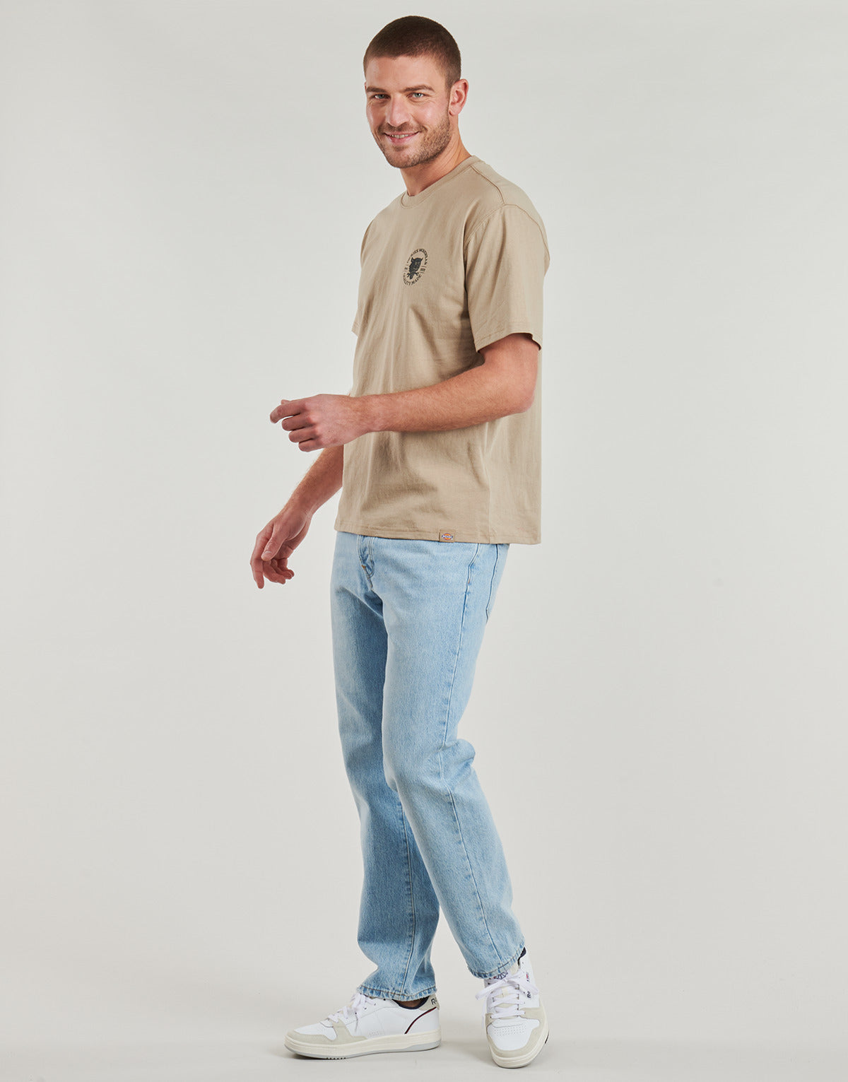 T-shirt Uomo Dickies WRENCH SS TEE Beige