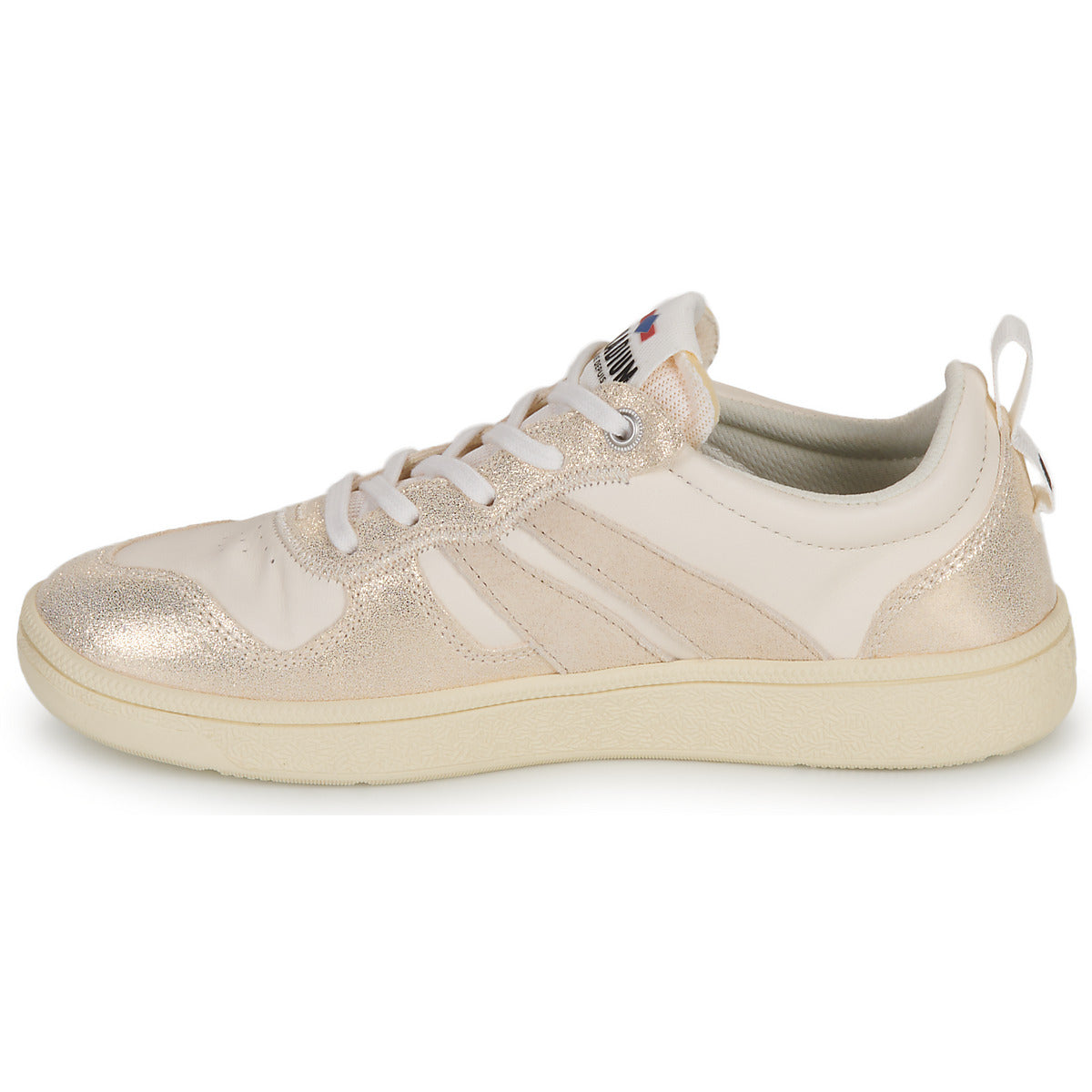 Sneakers basse Donna Palladium PALLACUP FLAME LTH Bianco