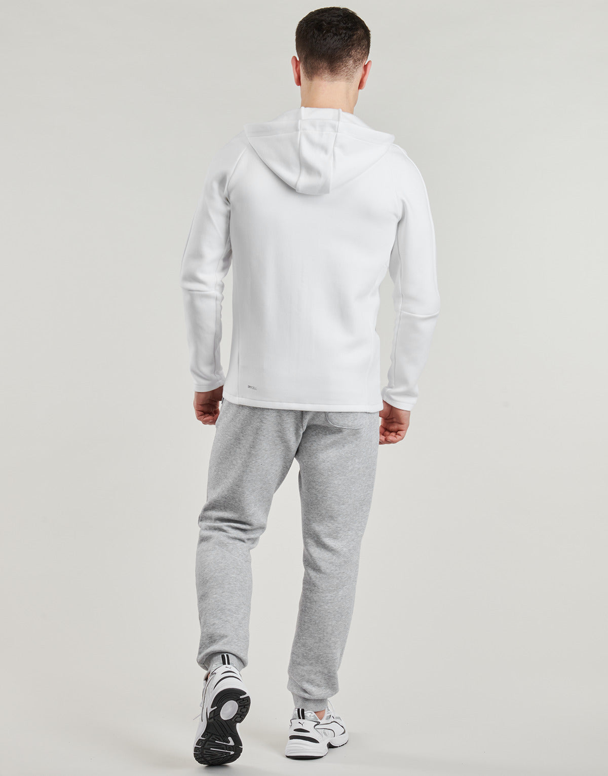 Giacca Sportiva Uomo Puma EVOSTRIPE FULL ZIP HOODIE Bianco