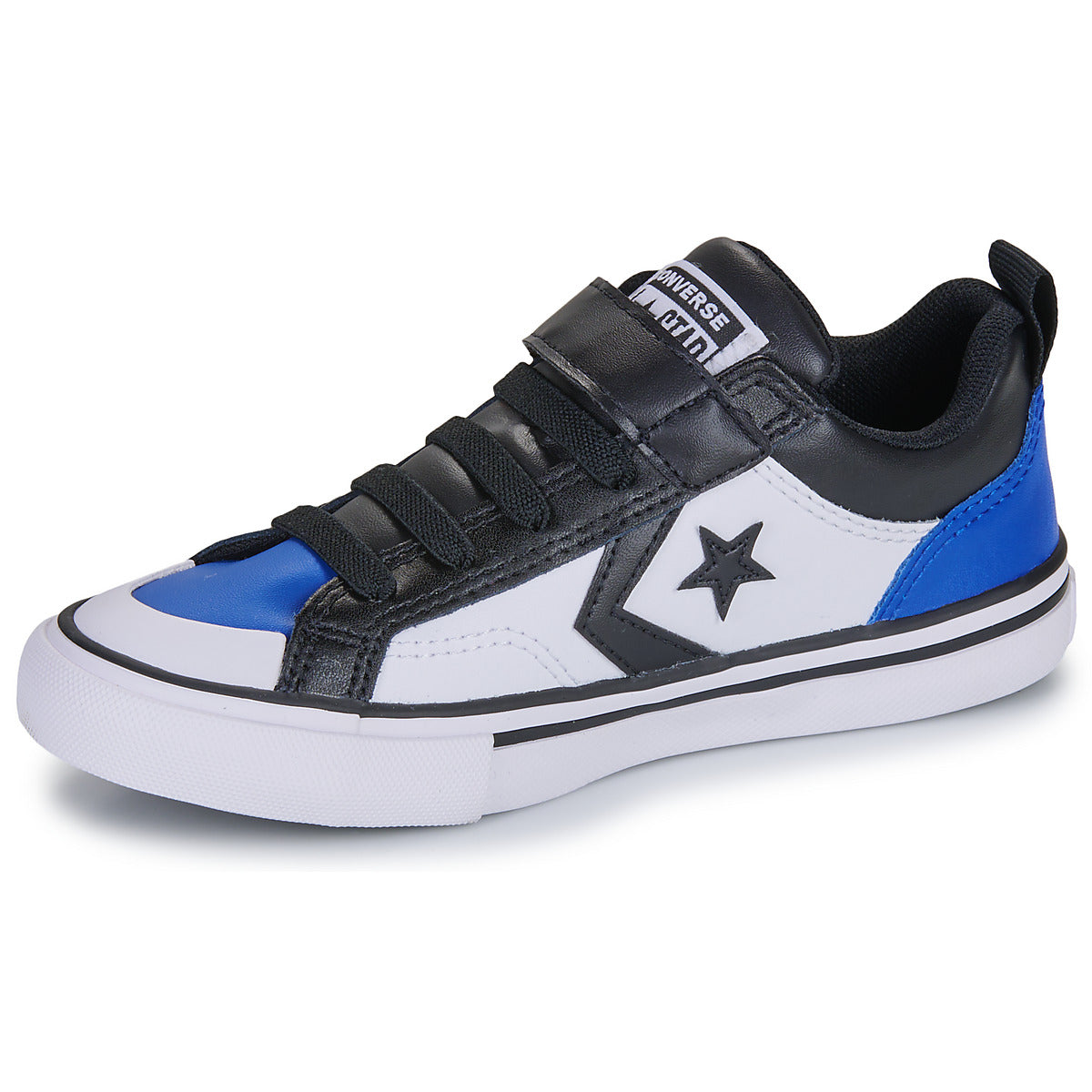 Scarpe bambini ragazzo Converse PRO BLAZE STRAP LEATHER EASY ON Bianco