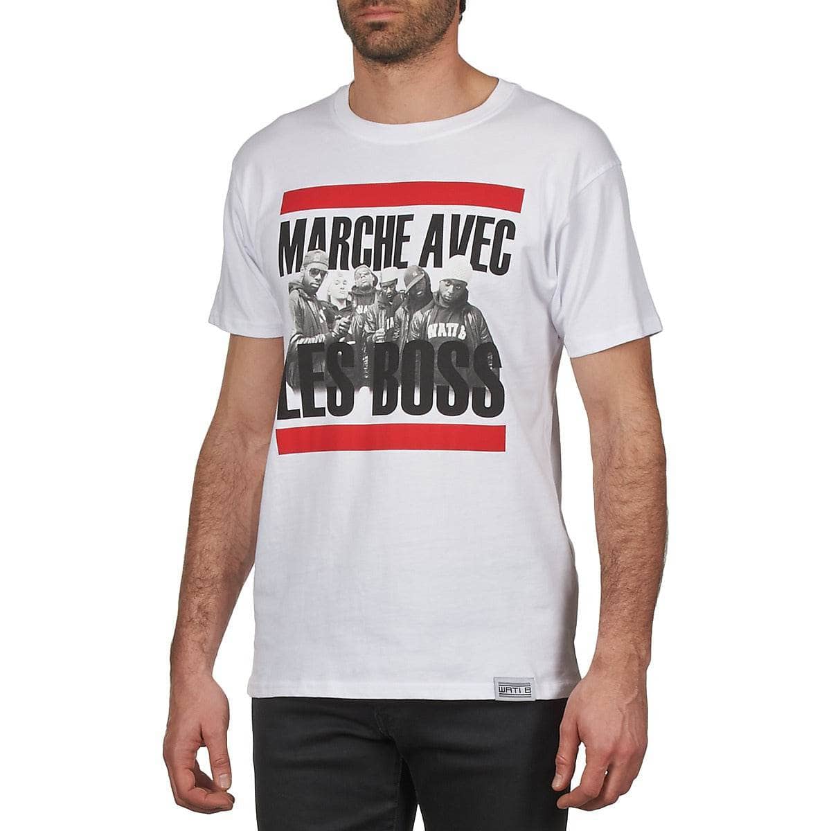 T-shirt Uomo Wati B BOSS Bianco