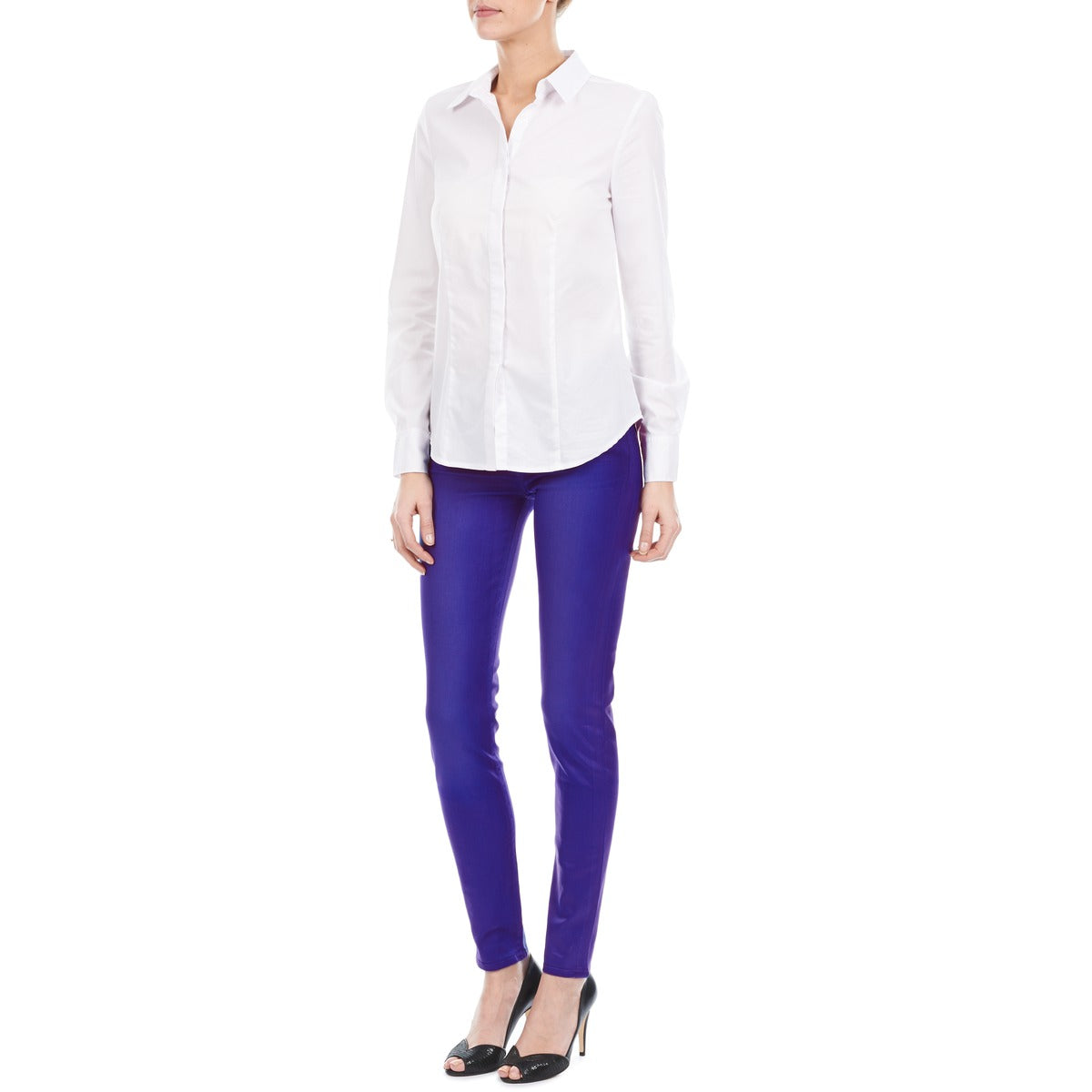 Jeans Slim Donna 7 for all Mankind THE SKINNY VINE LEAF Viola