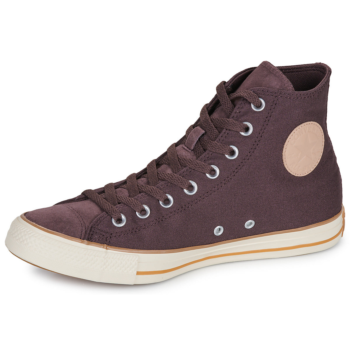 Sneakers alte Uomo Converse CHUCK TAYLOR ALL STAR CANVAS LEATHER Marrone