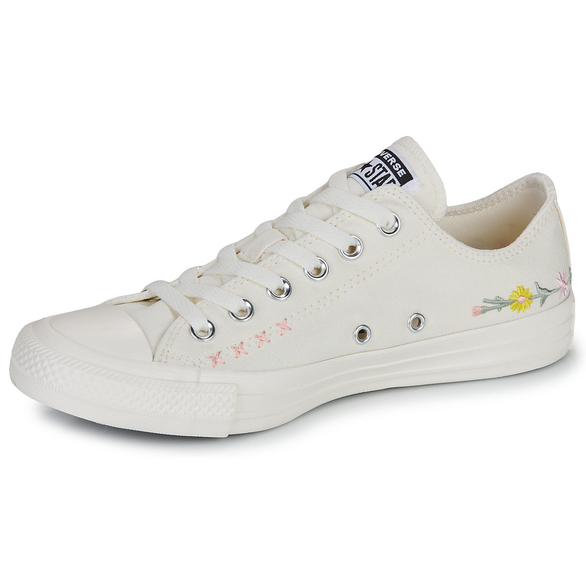 Sneakers basse Donna Converse CHUCK TAYLOR ALL STAR EMBROIDERED FLOWERS Beige