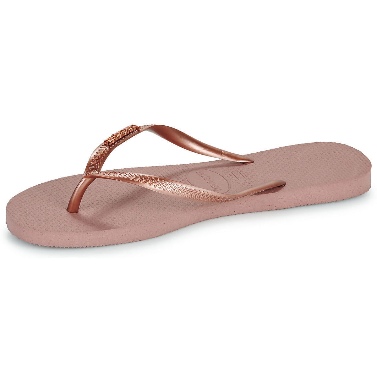 Infradito Donna Havaianas SLIM LOGO METALLIC Rosa