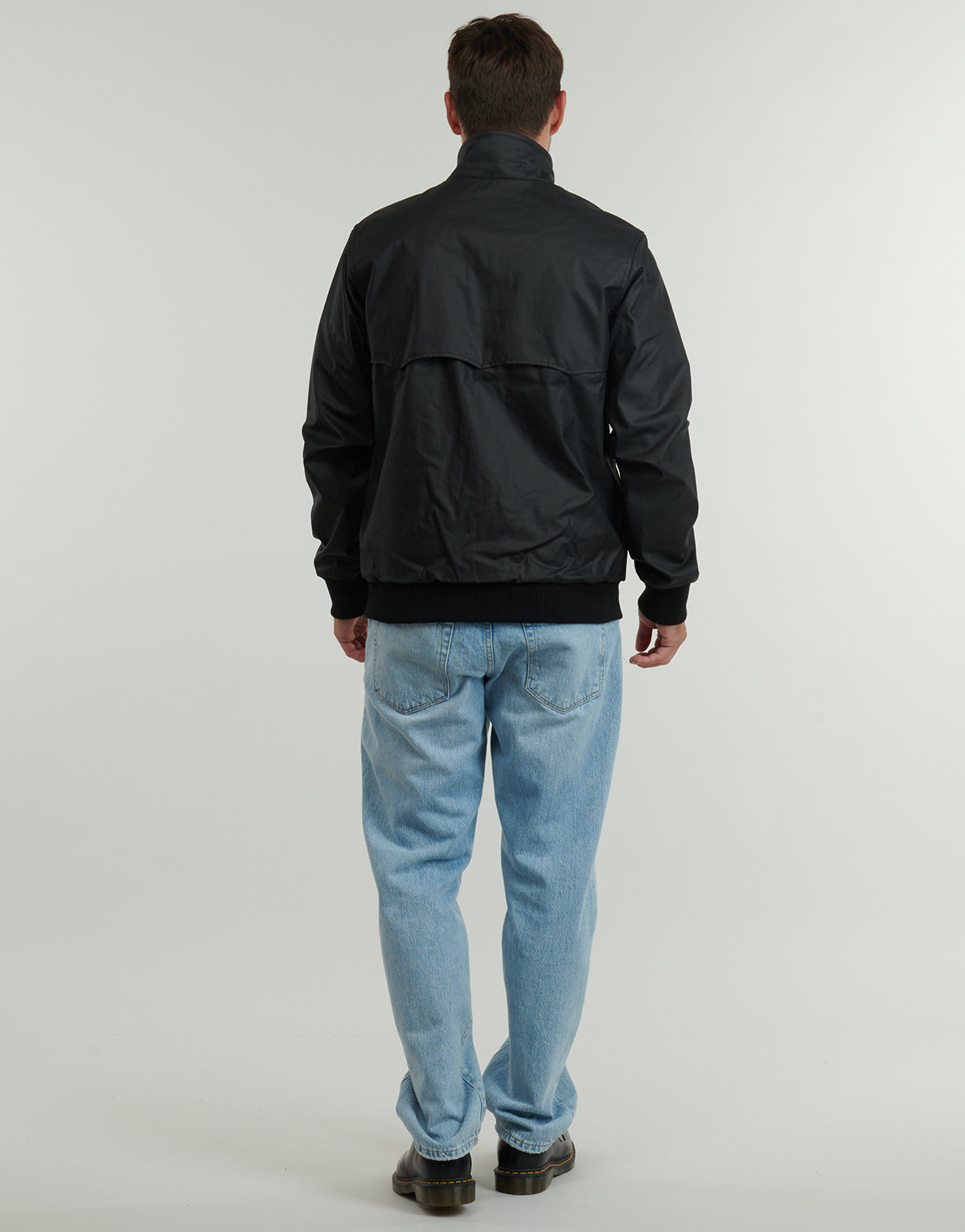 Giubbotto Uomo Harrington WAX JACKET Nero
