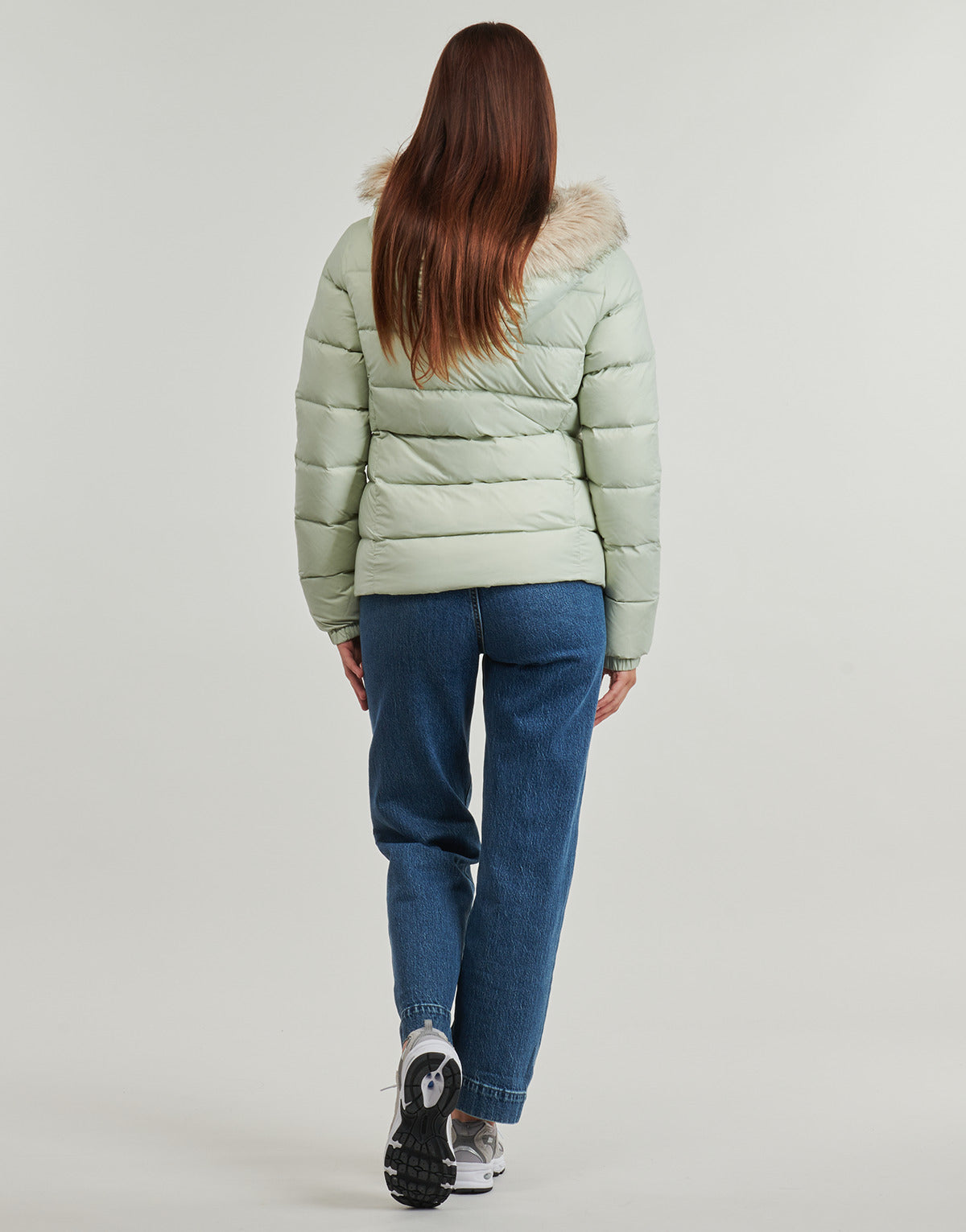 Piumino Donna Tommy Jeans TJW BASIC HOODED DOWN JACKET EXT Verde