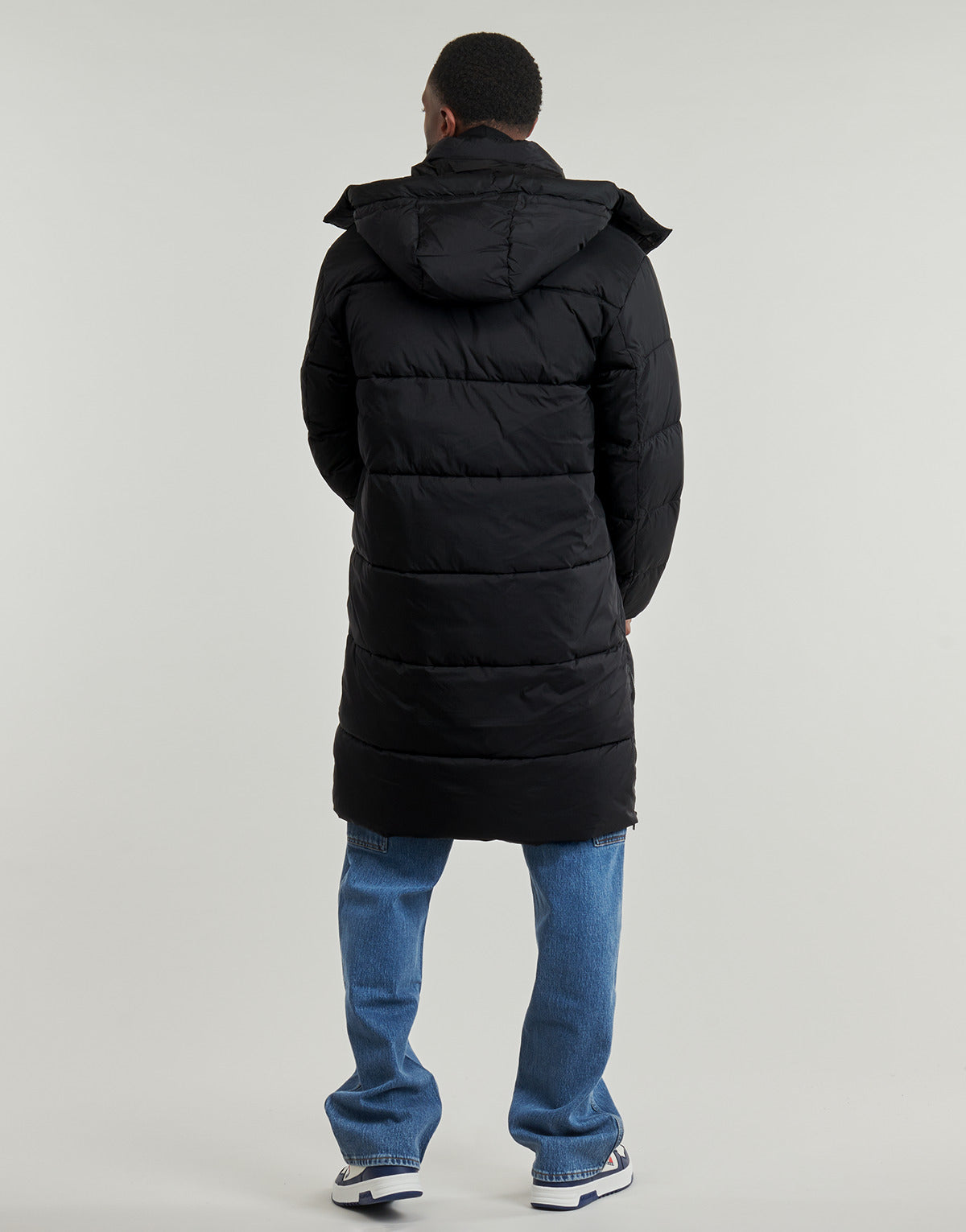 Piumino Uomo Tommy Jeans TJM VAIL MAXI PARKA Nero