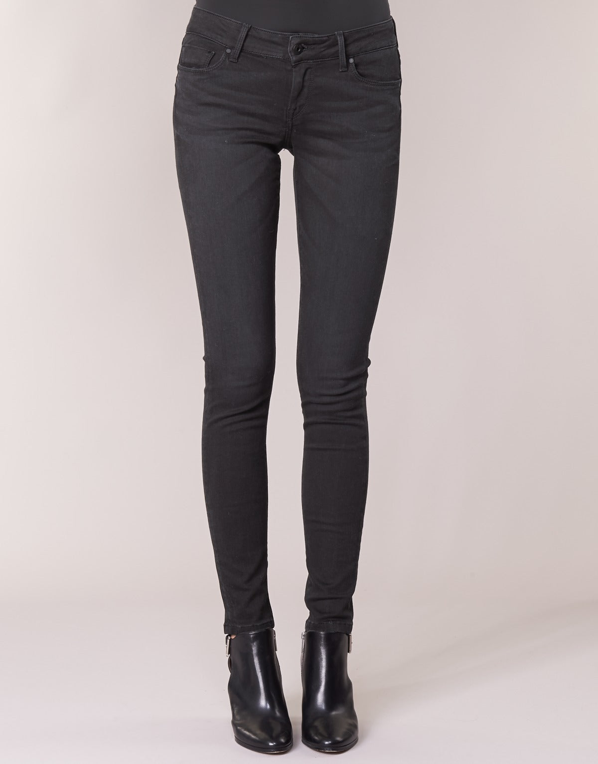 Jeans skynny Donna Pepe jeans SOHO Nero