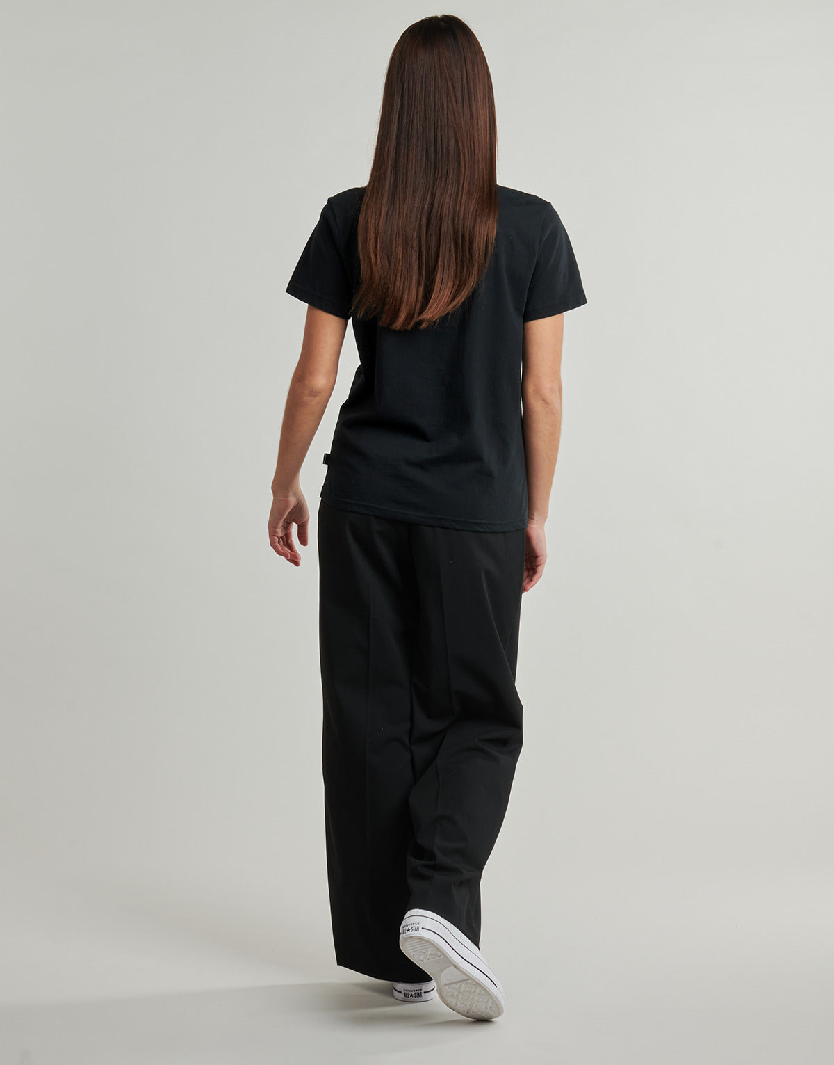 T-shirt Donna Converse CHUCK PATCH TEE Nero