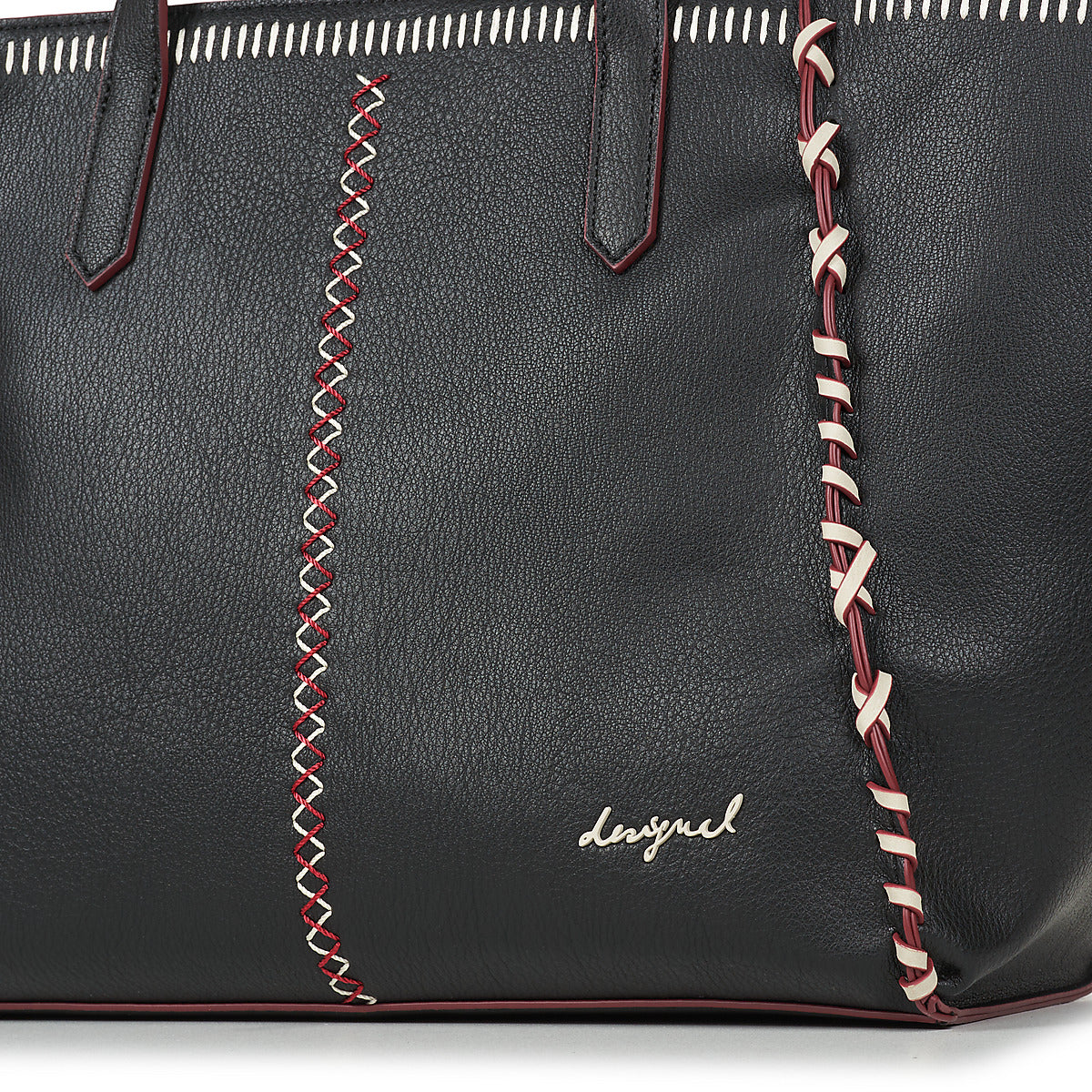 Borsa Shopping Donna Desigual MANHATTAN PESPUNTES GUIMAR Nero