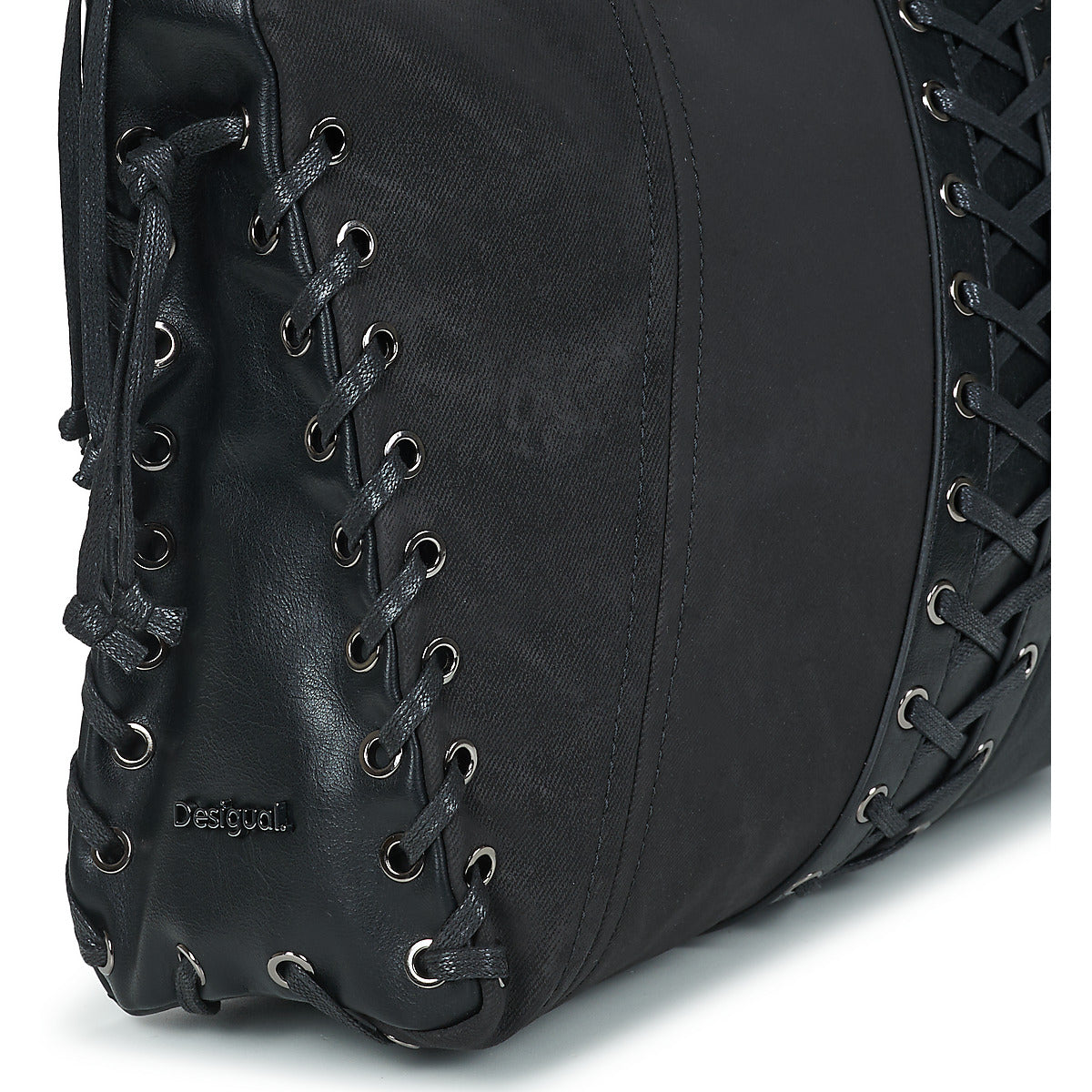 Borsa a spalla Donna Desigual TANGO BLACK PATCH LEIRIA Nero