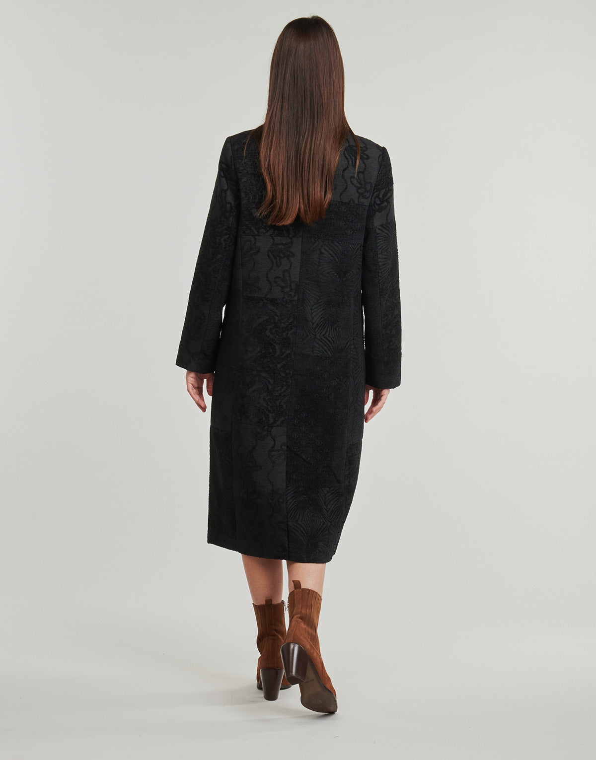 Mantella Donna Desigual PATCH BLACK Nero