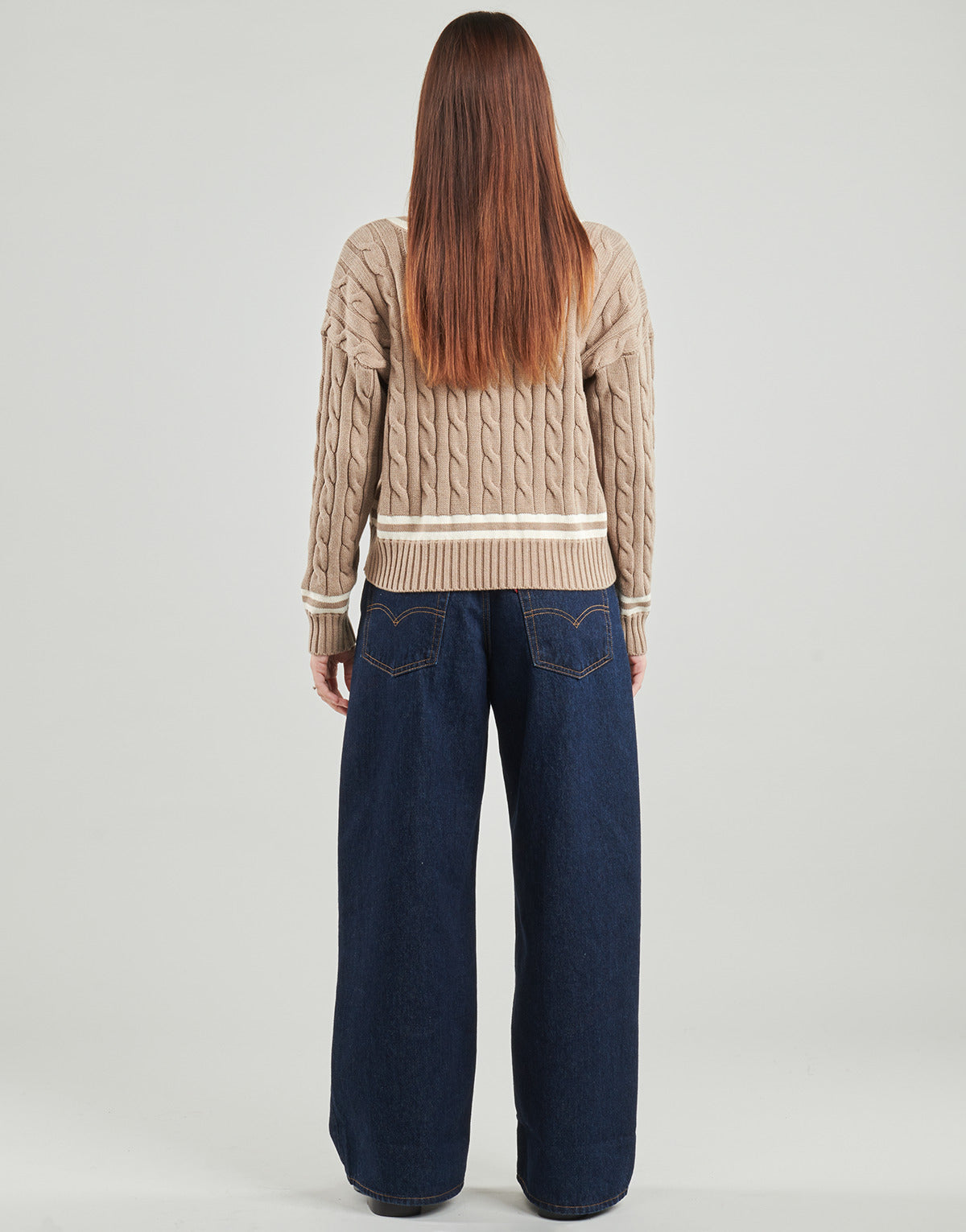 Maglione Donna Lauren Ralph Lauren TEDURPH-LONG SLEEVE-PULLOVER Beige