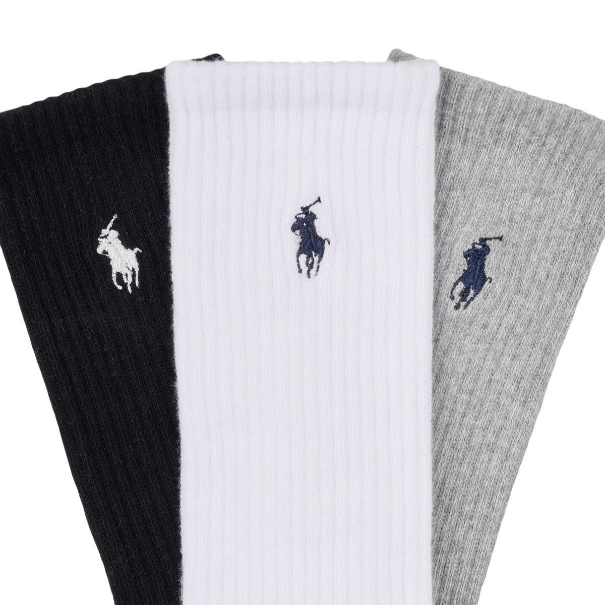 Calzini Uomo Polo Ralph Lauren CREW 6PK-CREW SOCK-6 PACK Multicolore