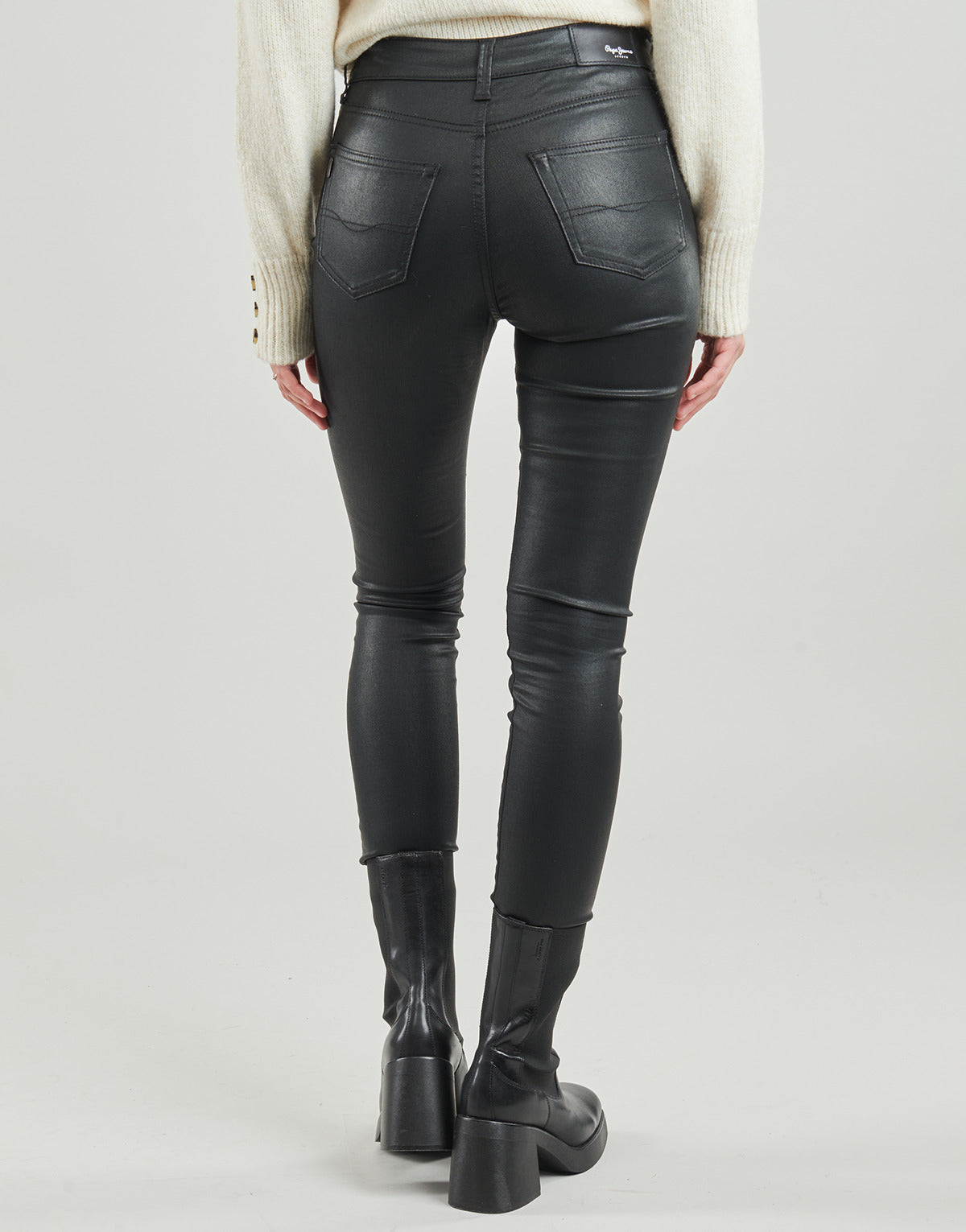 Jeans skynny Donna Pepe jeans SKINNY JEANS MW REGENT Nero