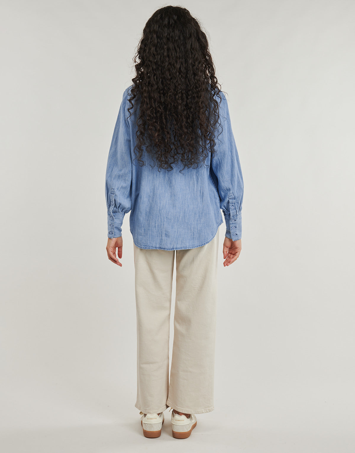 Camicia Donna Lee BALLOON SLEEVE SHIRT Blu