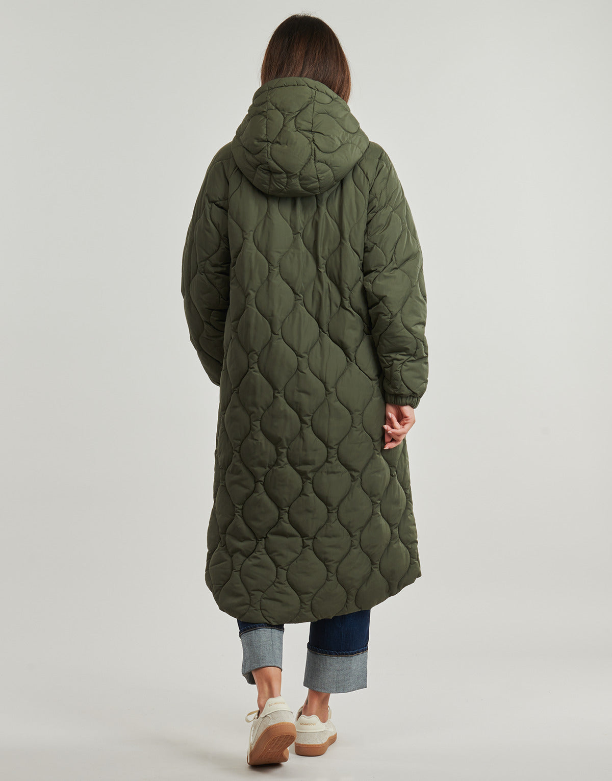 Piumino Donna Lee LONG PUFFER Kaki