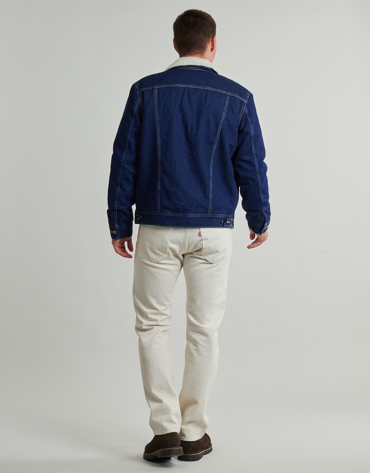 Giacca Uomo Lee SHERPA JACKET Blu