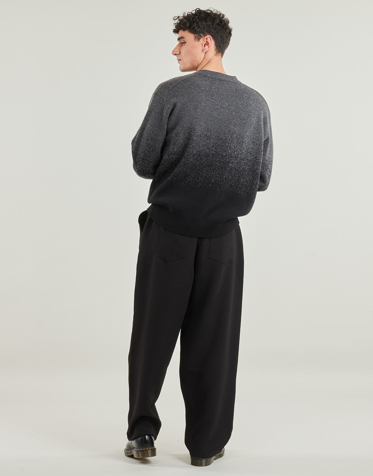 Maglione Uomo BOSS Kalbrush Grigio