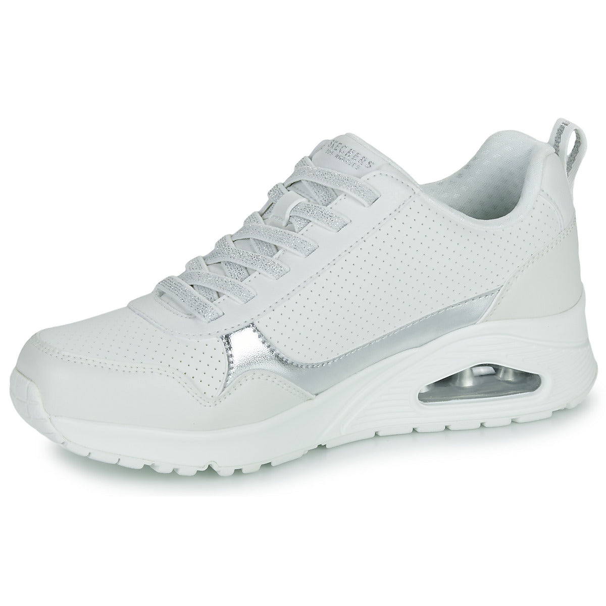Sneakers basse Donna Skechers UNO Bianco