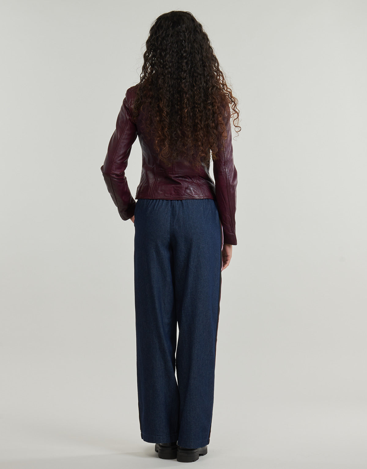 Giacca in pelle Donna Oakwood CLIPS Viola