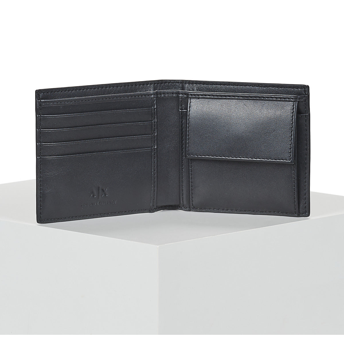 Portafoglio Uomo Armani Exchange PLAIN LEATHER GIFT SET Nero