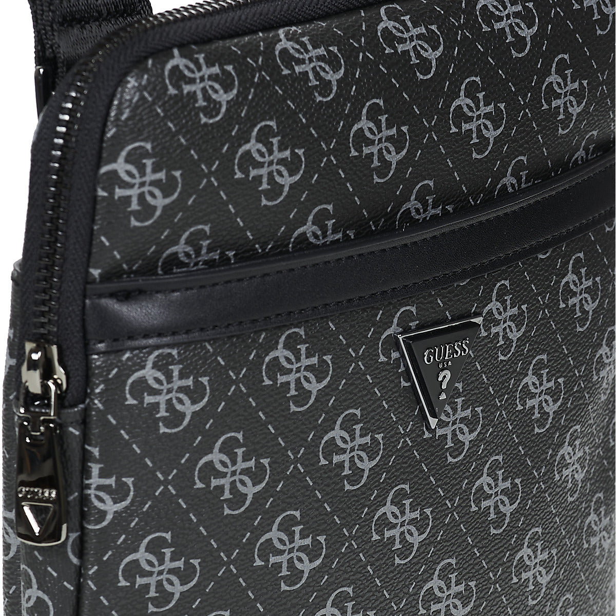 Borsa Shopping Uomo Guess MILANO CROSSBODY FLAT Nero