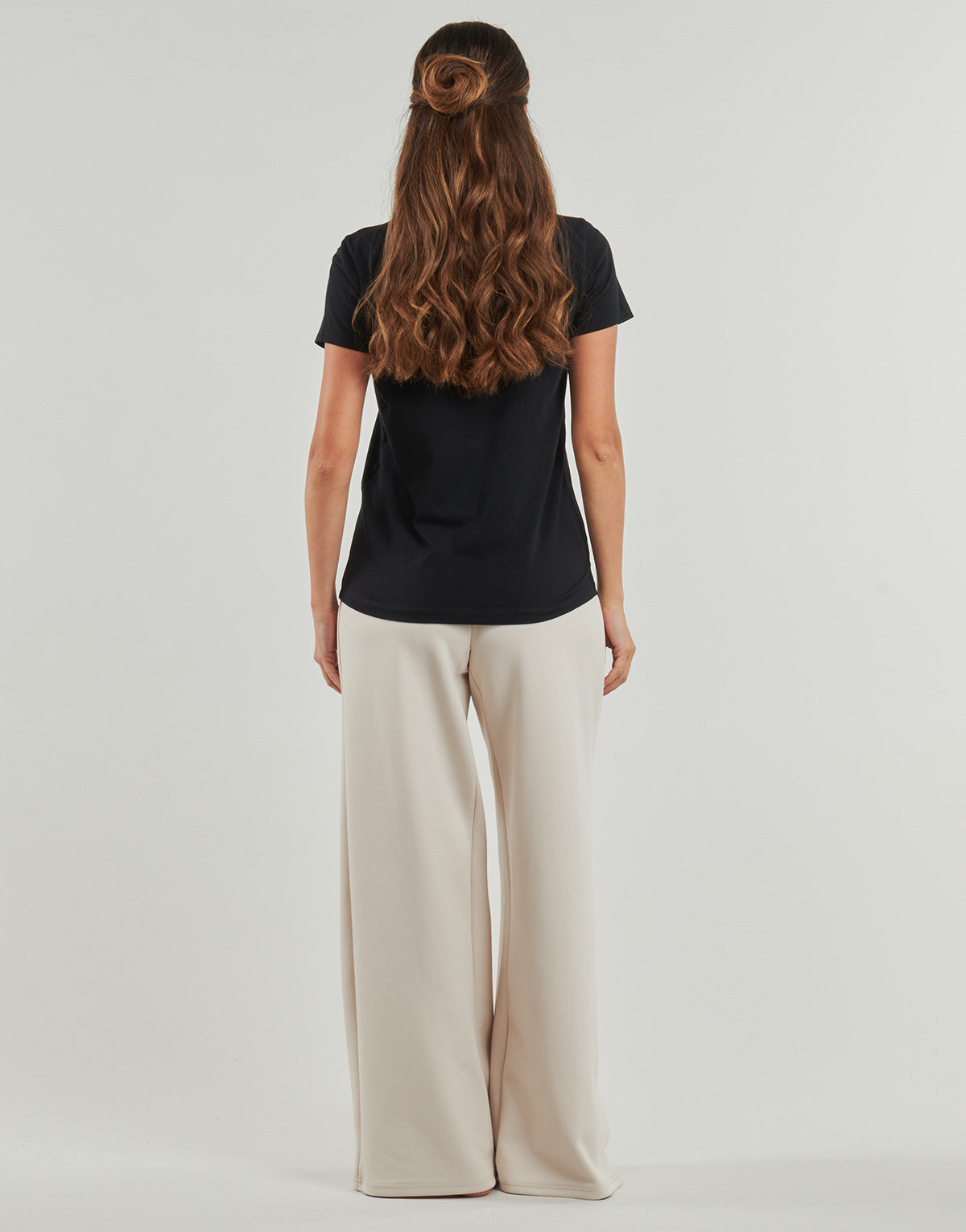 T-shirt Donna Emporio Armani CREW NECK T-SHIRT AF13033 Nero