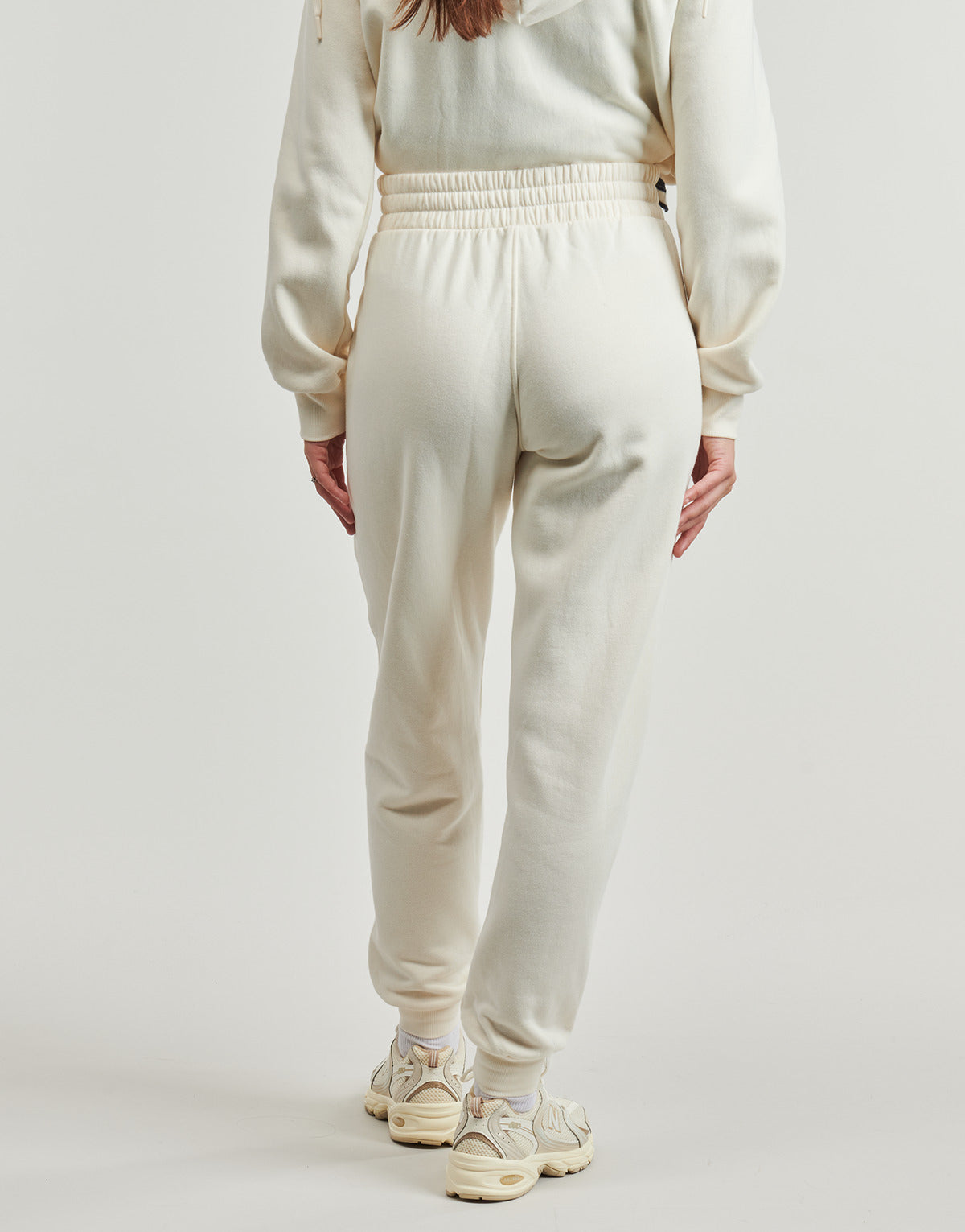Pantaloni Sportivi Donna Emporio Armani TROUSERS WITH CUFFS Beige