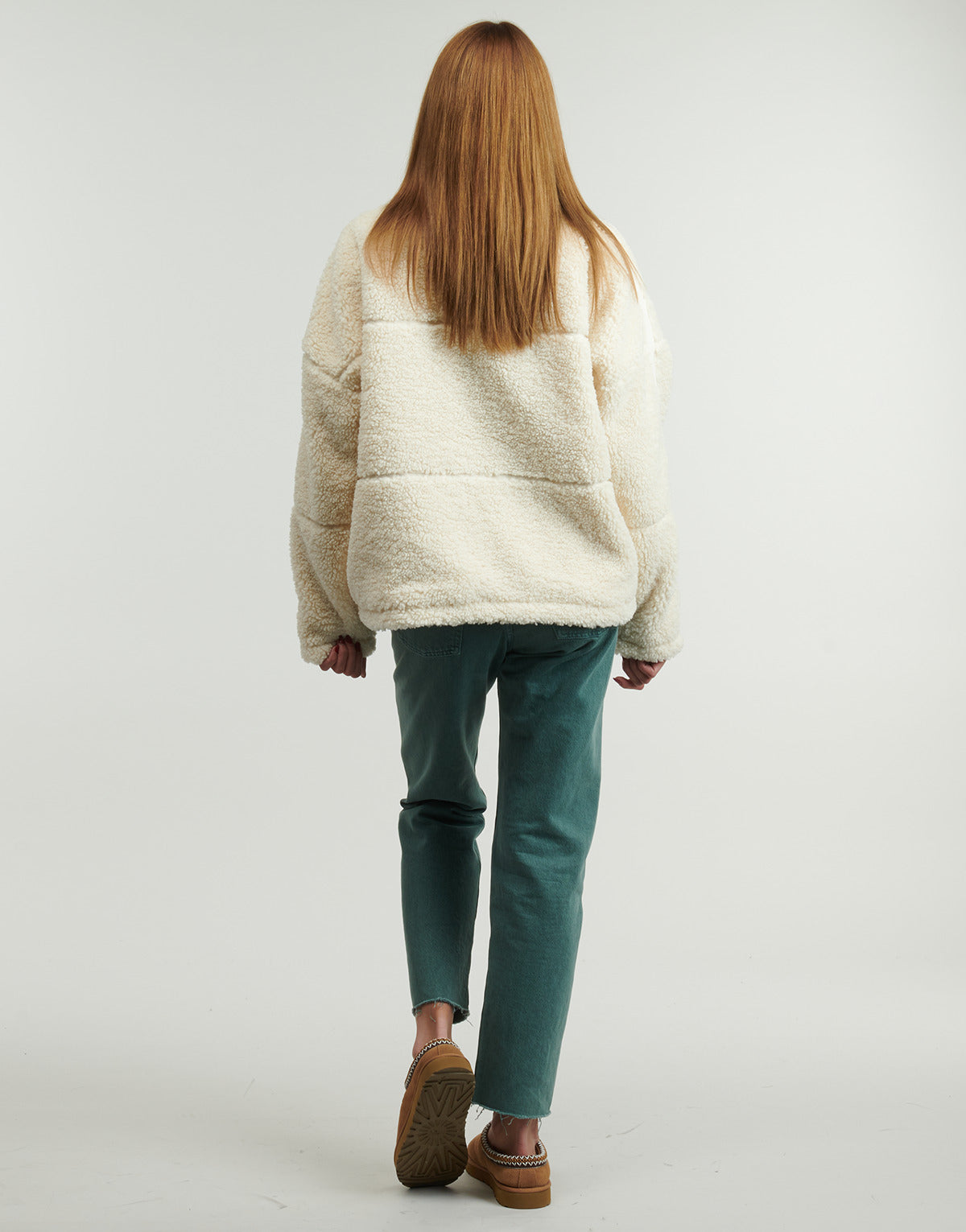 Felpa Donna Rip Curl CALA NIGHTS SHERPA JACKET Bianco