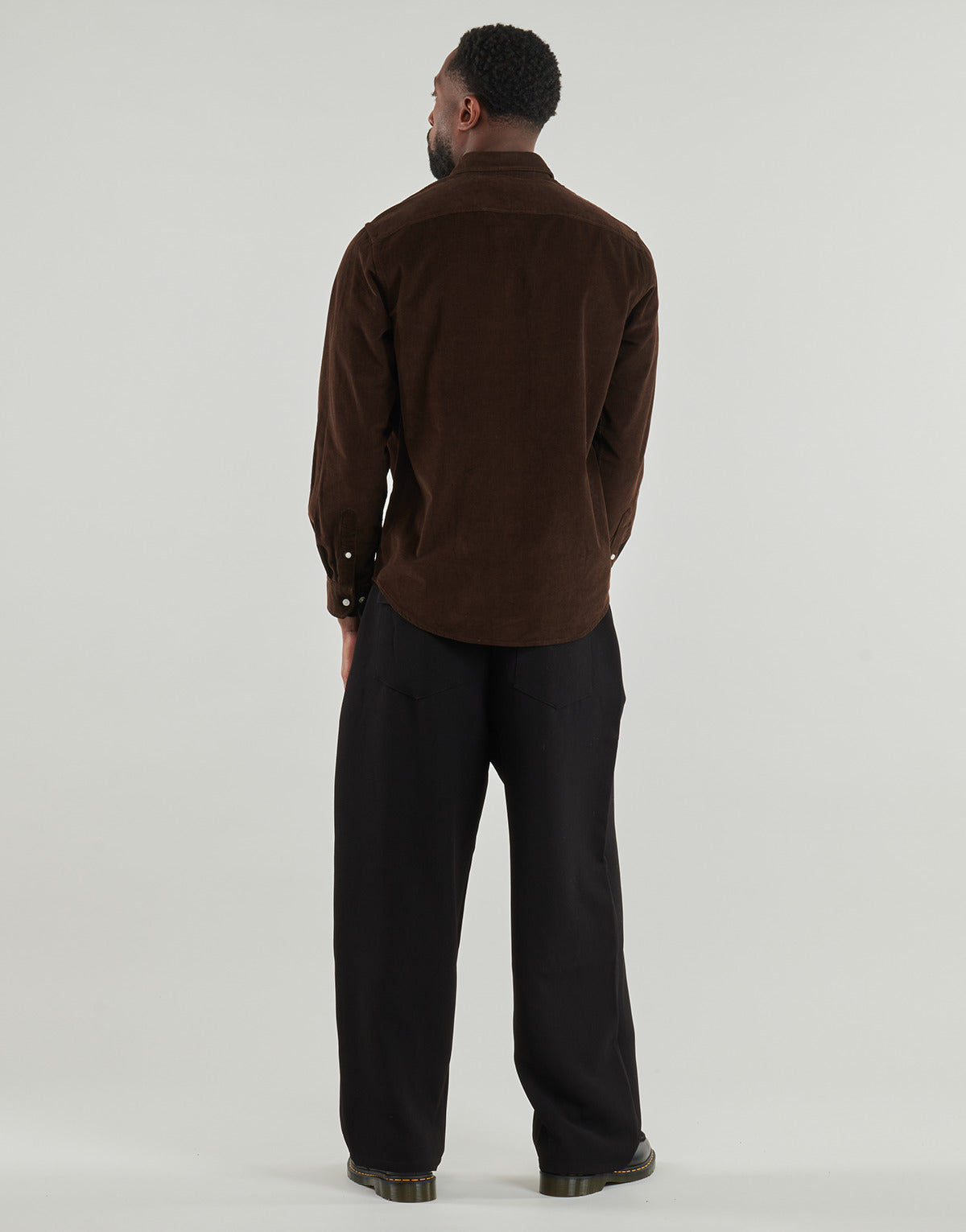 Camicia a maniche lunghe Uomo Selected SLHREGDANNI CORD Marrone