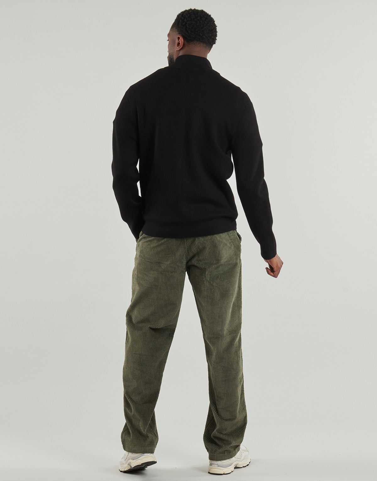 Maglione Uomo Selected SLHTELLERFN RELAXED FZ Nero