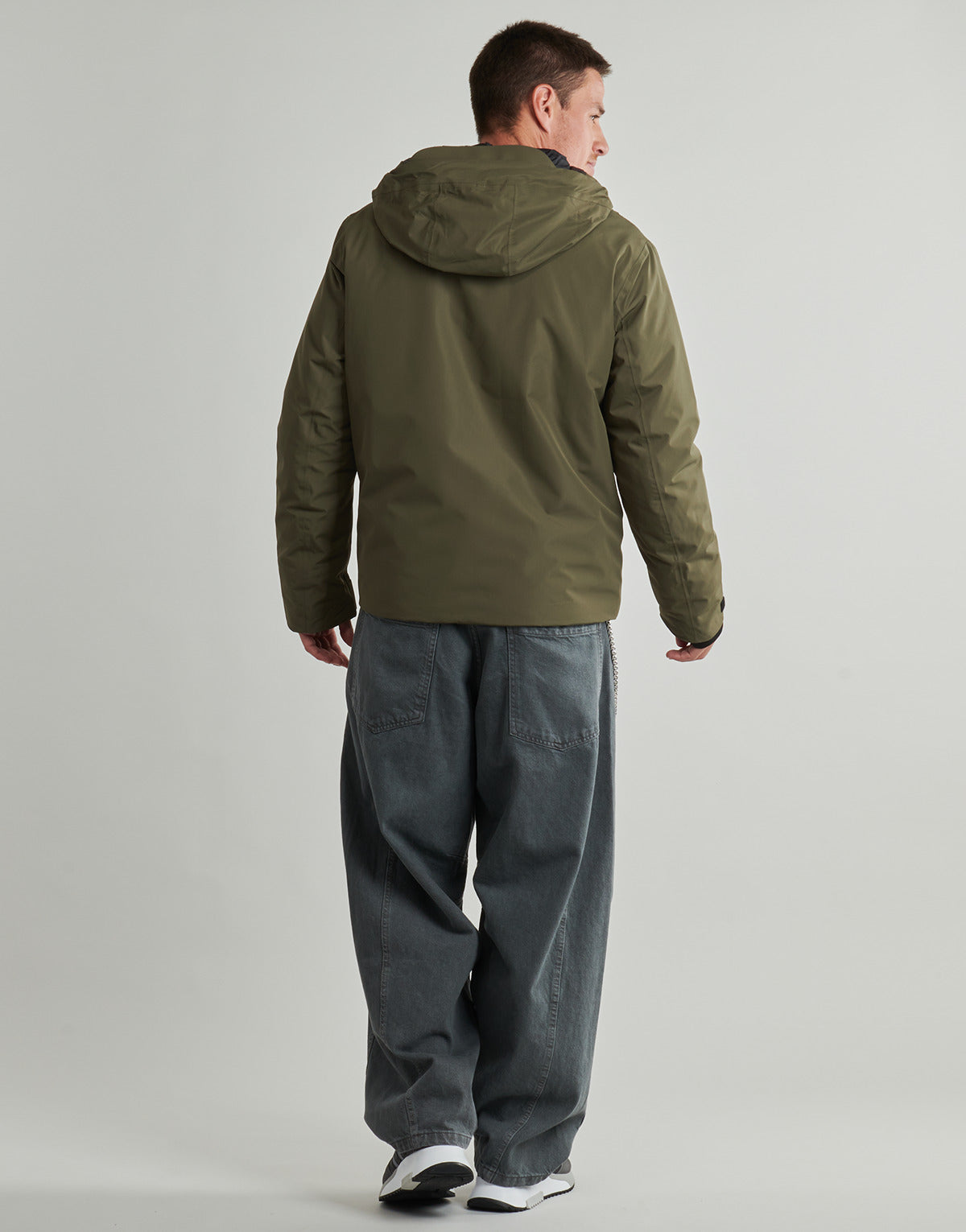 Parka Uomo Jack & Jones JCOFUSION TECHNICAL Kaki