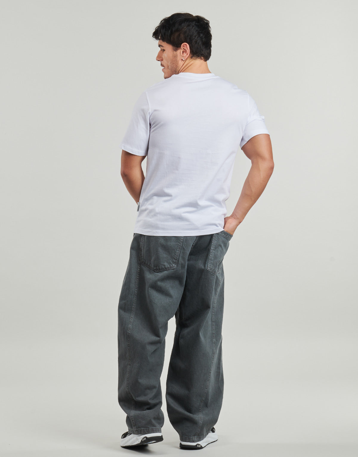 T-shirt Uomo Jack & Jones JCOGRID BRANDING Bianco