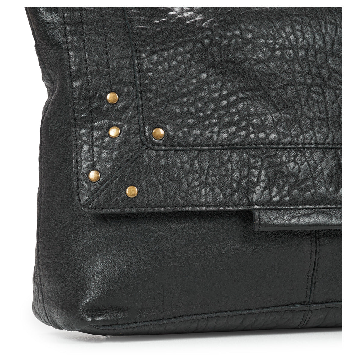 Borsa a tracolla Donna Pieces PCFELIZIA LEATHER LARGE CROSS BODY Nero