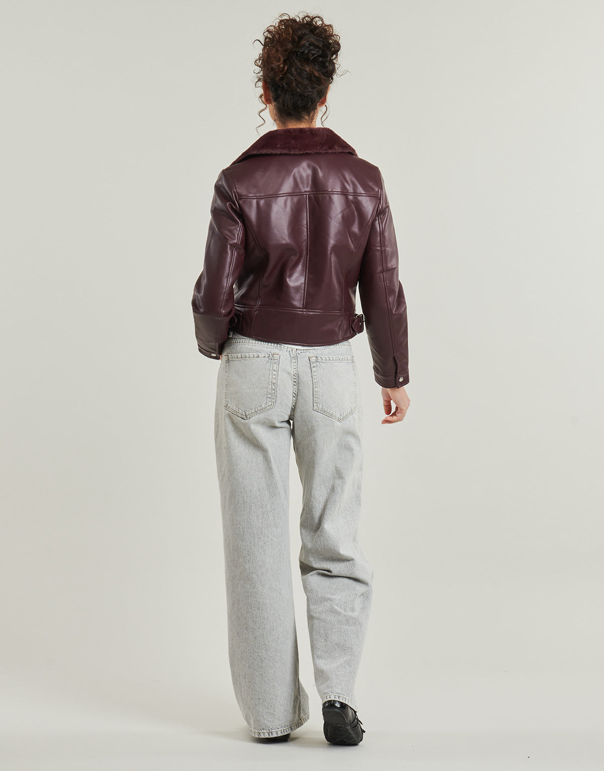 Giacca in pelle Donna Vero Moda VMHAILEY Rosso